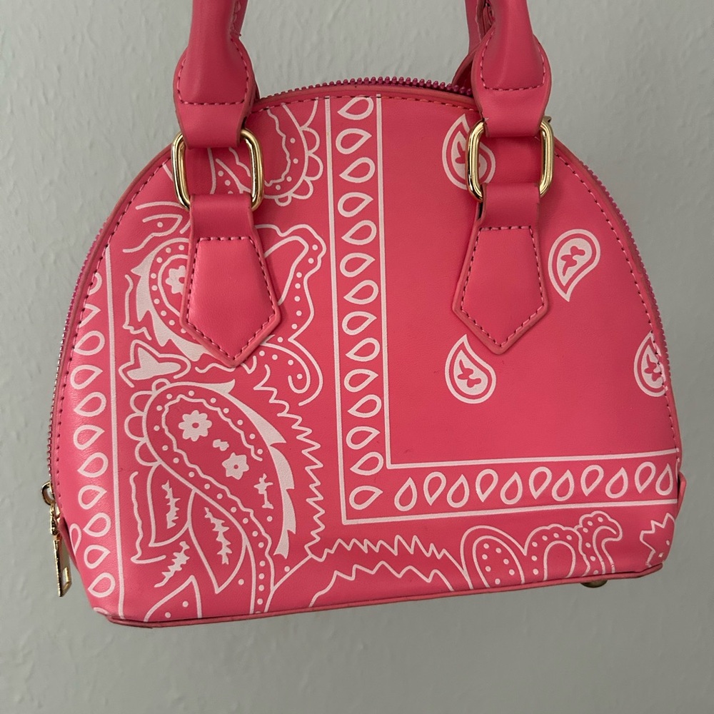 Pink Paisley Handbag